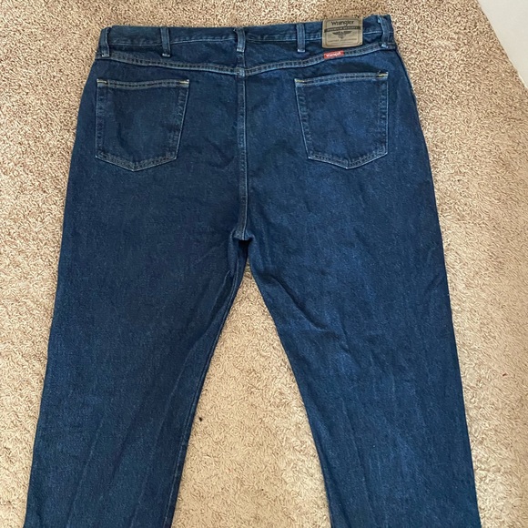 Wrangler 100% Cotton Pants Blue Jeans Size 44/32 - Picture 12 of 16